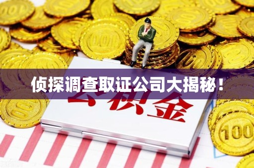 长泰侦探调查取证公司大揭秘！