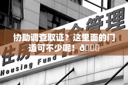 长泰协助调查取证？这里面的门道可不少呢！😎