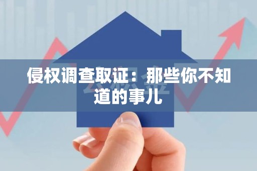 长泰侵权调查取证：那些你不知道的事儿