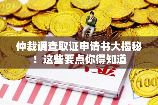 长泰仲裁调查取证申请书大揭秘！这些要点你得知道